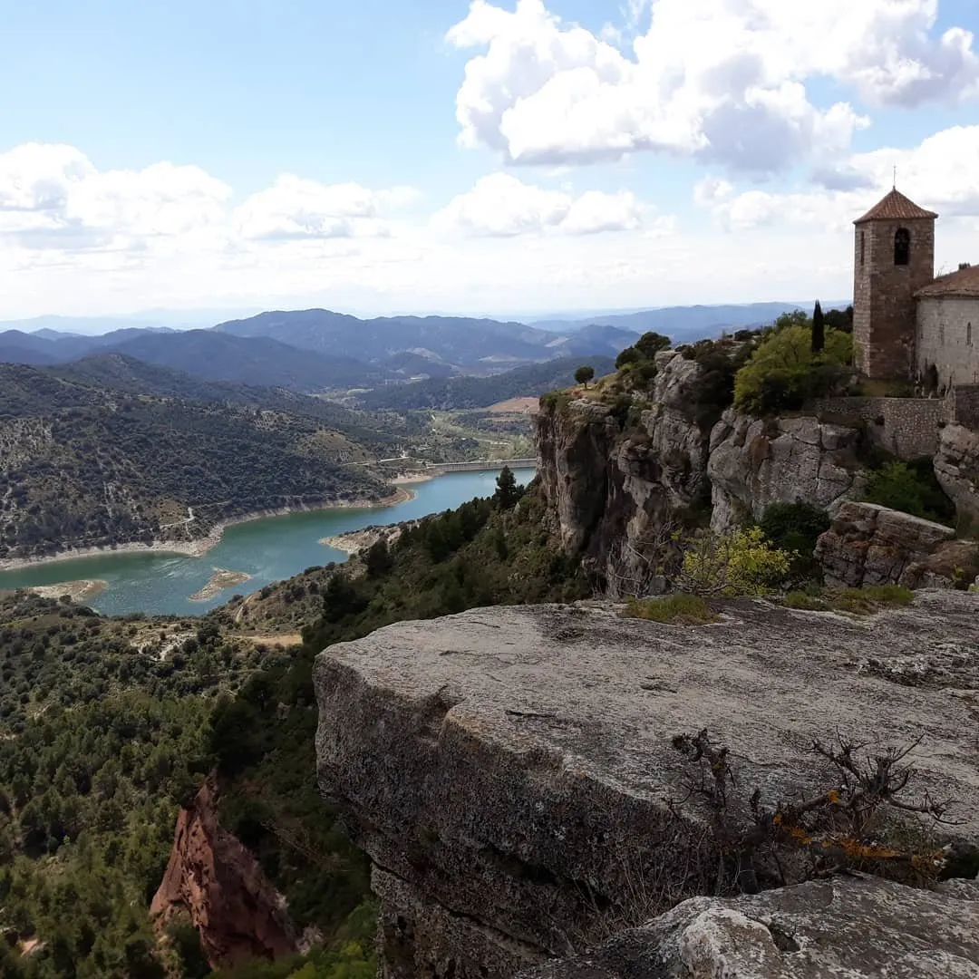 The cliffs and village of Siurana in the Priorat, Catalonia